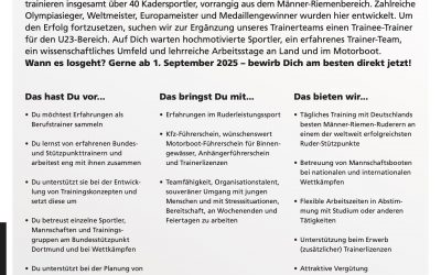 Trainee-Trainer (w/m/d) am Bundesstützpunkt Dortmund gesucht