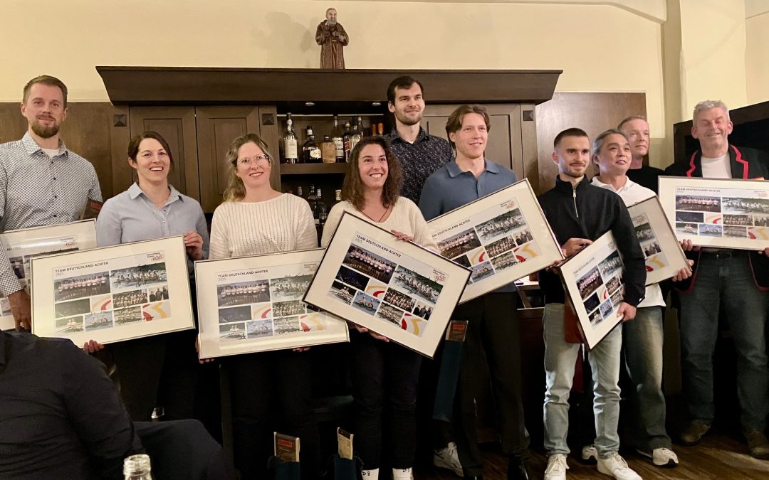 Team Deutschland-Achter ehrt seine Betreuer