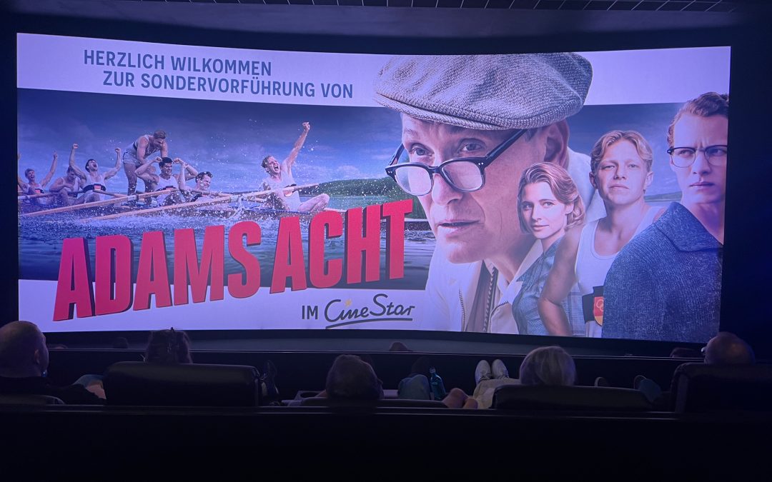 Team Deutschland-Achter bei Sondervorführung von „Adams Acht“