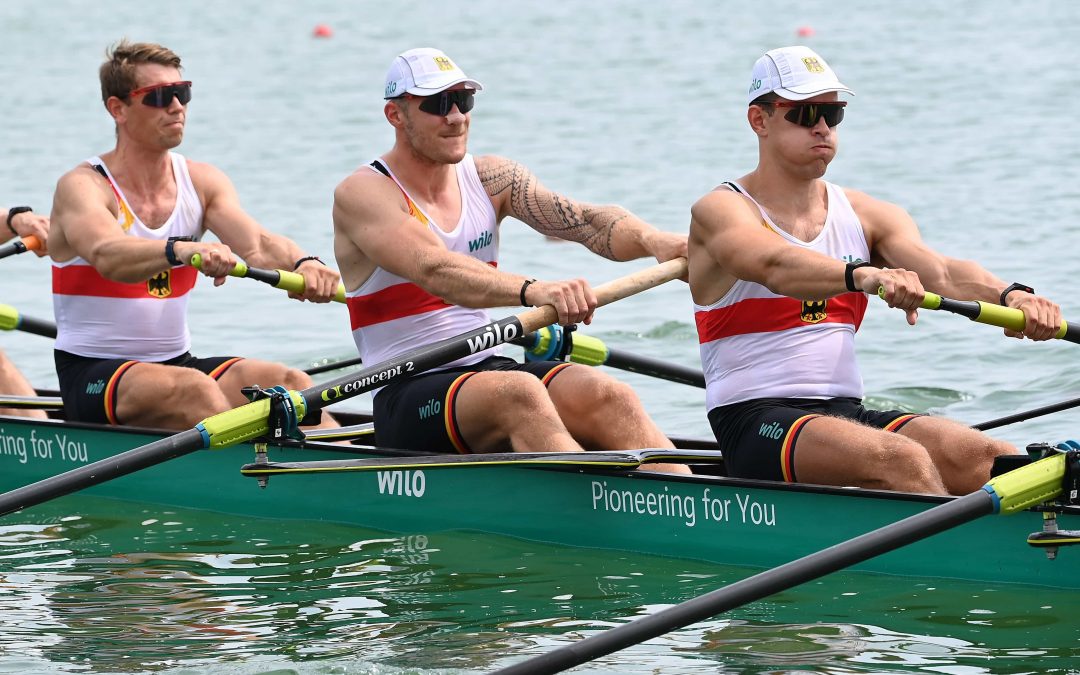 Team Deutschland-Achter biegt auf die Zielgerade der WM-Vorbereitung ein
